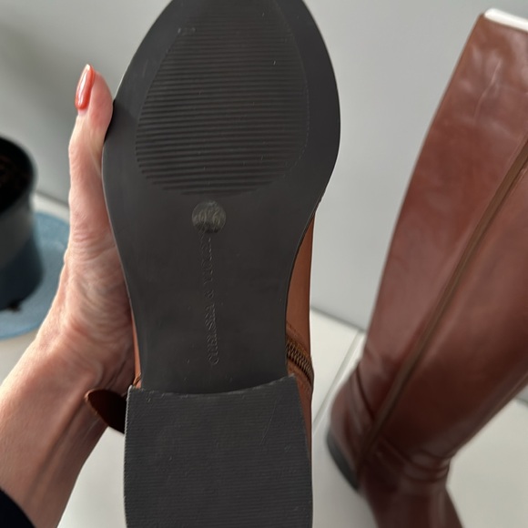 Chelsea and Violet. brown leather riding boots,9 - Picture 4 of 4